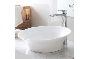 Раковина накладная Abber Stein 46х46 белый матовый