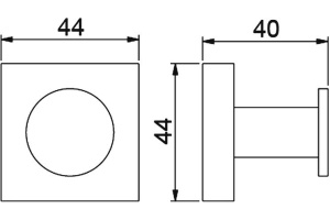 Крючок Timo Selene 12011/03 - 3