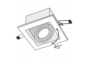 Встраиваемый светильник Maytoni Metal DL008-2-01-S - 2