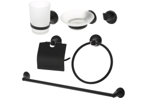 Набор STWORKI Эстерсунд 6 предметов, черный