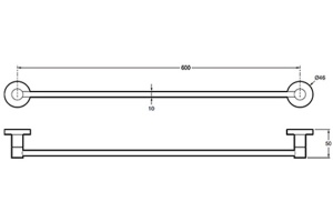 Полотенцедержатель Jacob Delafon Eo E77828-CP - 2