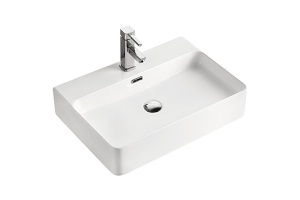 Раковина накладная Ceramalux N 60 белый (D1338 (8145))