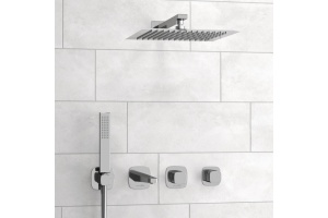 NEW A8651.313.314.090.118.326.087.103 Встраиваемый комплект для ванны с верхней душевой насадкой, лейкой