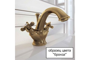 Смеситель Webert Ottocento OT700302065 бронза, для раковины - 2