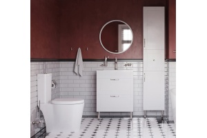Тумба для комплекта IDDIS Oxford 60, белая - 3