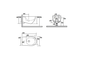 KERASAN Aquatech Биде подвесное c 1отв под смеситель, цвет белый - 3
