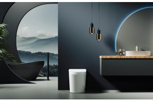 Электронный унитаз-биде ABBER Bequem AC1117S приставной белый - 3