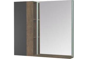 Зеркало Aquaton Терра 61 с подсветкой светлое дерево - 3