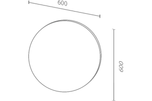 Зеркало Sanvit Сириус 60 с подсветкой - 3