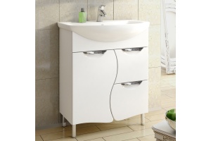 Мебельная раковина Santek Балтика 70 белая - 2