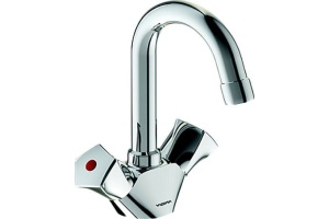 BA358AA LIFE Смеситель для умывальника, поворотный излив 124 мм