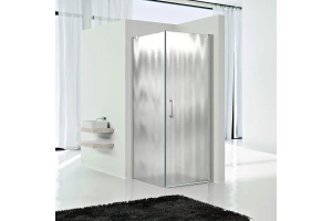 Душевая дверь Vincea Orta 90 хром стекло рифленое - 2