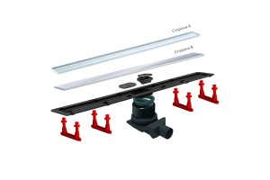 Душевой лоток Pestan Confluo Frameless Line 750 матовый хром - 3