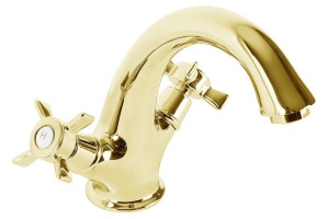 Смеситель для раковины Cezares LORD золото 24 карат (LORD-LS1-03/24) - 2