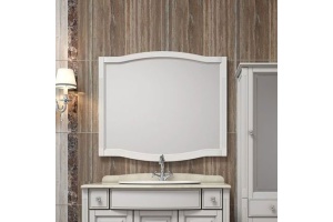 Зеркало Opadiris Лаура 120 белое матовое