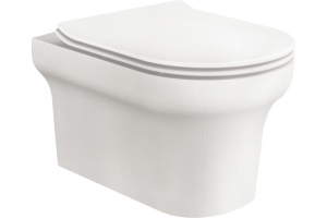 Унитаз подвесной BelBagno Vella BB829CH с сиденьем микролифт BB2031SC