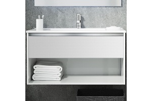 Тумба под раковину Sanvit Контур 70 белый глянец