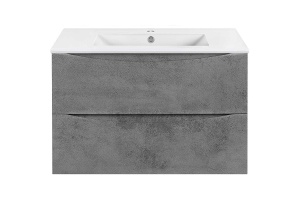 Тумба под раковину Vincea Mia Slim 80 серая