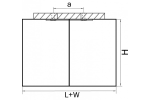 Накладной светильник Lightstar Binoco 052027 - 2