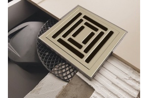 Душевой трап Berges Wasserhaus Zentrum Uno 15x15 см 090372 - 3