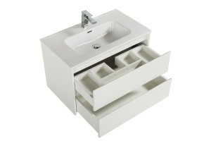 Тумба с раковиной BelBagno Kraft 90 белый матовый - 2