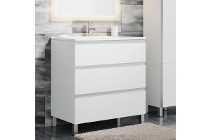 Комплект мебели Sanvit Авеню-3 80 белый глянец - 2