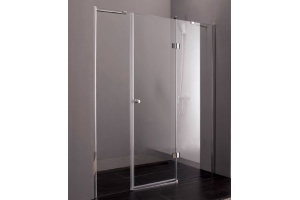 Душевая дверь Cezares Verona 160 хром стекло рифленое - 2