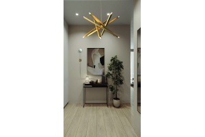 Люстра на штанге Milosh Tendence 793 0793CL-12GD - 3