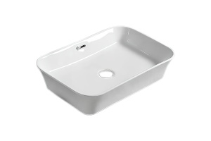 Раковина накладная Ceramalux N 56 белый (78431)