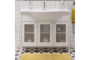 Тумба с раковиной STWORKI Хельсингборг 105 белая