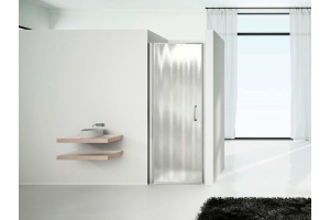 Душевая дверь в нишу Vincea Orta VPP-1O800CH-L 80 см, хром, стекло шиншилла, L - 2