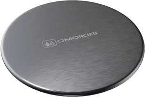 Декоративная накладка для выпуска Omoikiri вороненая сталь (4957091)