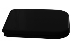 Крышка-сиденье Kerasan Waldorf  черный/хром, с микролифтом (418804)