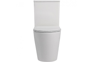 Напольный унитаз Abber Bequem белый с бачком и сиденьем микролифт - 2