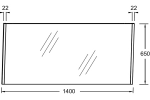 EB1839RU-P13 Sherwood Зеркало, 140 см, состаренныйй дуб - 2