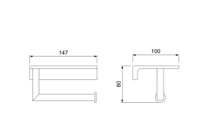Бумагодержатель Timo Saona 13043/17 золото матовое - 2