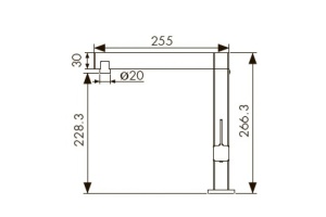 Смеситель для кухонной мойки  KAISER Vico (30044-5) - 2