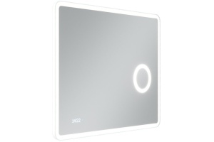 Зеркало Sancos Arcadia 90х70 с подсветкой и часами