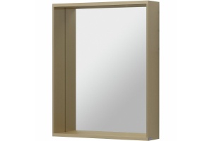 Зеркало Allen Brau Reality 60 с подсветкой латунь матовый