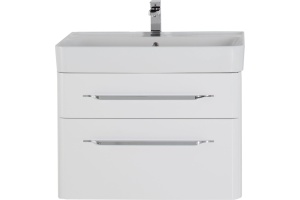 Тумба для комплекта Aquanet Виченца 80 белый глянец - 2