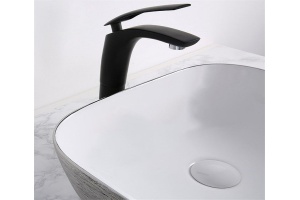 Раковина накладная CeramaLux NC 46 см белый/серебро (D1333H131) - 2