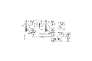 Сифон для кухонной мойки Omoikiri сталь (4956484) - 2