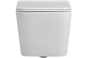 Подвесной унитаз Abber Rechteck белый с сиденьем микролифт - 2