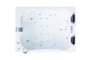 Ванна акриловая Royal Bath Hardon De Luxe 200х150 с гидромассажем белый