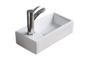 Раковина накладная Ceramalux N 40 белый (D1043)