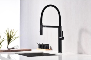 Смеситель для кухни Paulmark Leader черный матовый - 2