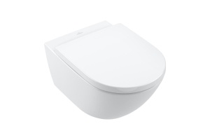 Унитаз подвесной Villeroy & Boch Subway 3.0 белый, слив Торнадо (4670T0R1)