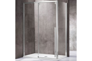 Душевой уголок Vincea Lugano 120х90 хром стекло прозрачное