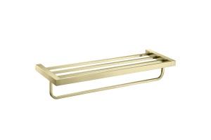 Полка для полотенец Timo Selene золото матовое
