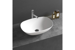 Накладная раковина Vincea 54х36 белая матовая - 2